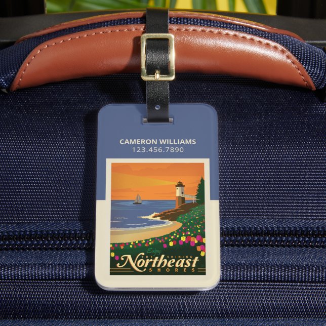 Macy's Flower Show | Northeast Luggage Tag (Front Insitu 2)