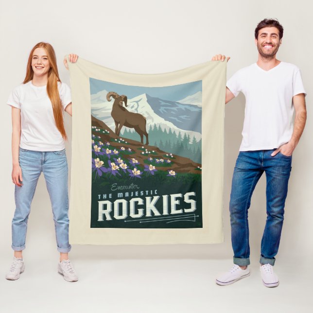 Macy's Flower Show|Rockies Fleece Blanket (In Situ)