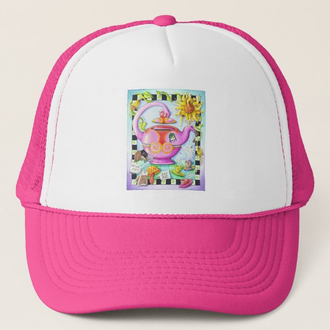 MAD ABOUT TEA PARTY TRUCKER HAT (Front)