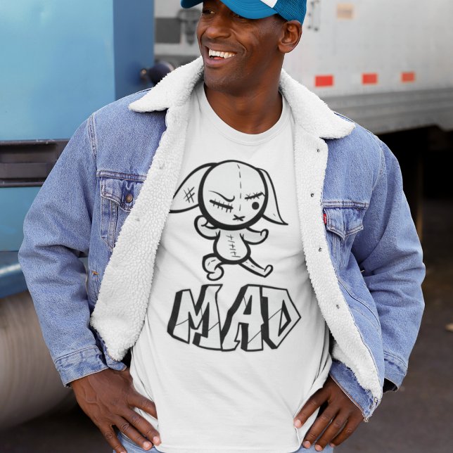 Mad Bunny Humour T-Shirt (Creator Uploaded)