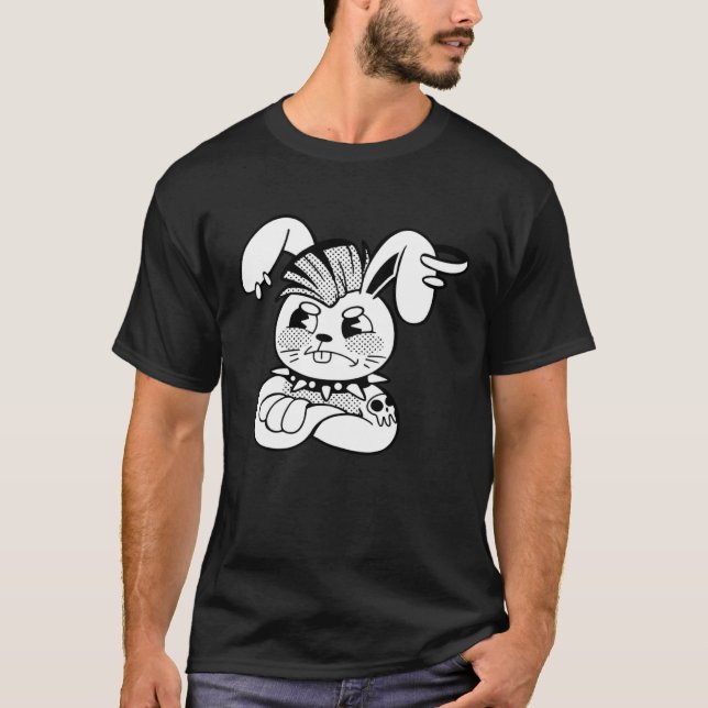 Mad Bunny Rabbit T-Shirt (Front)