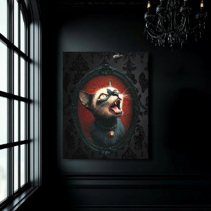 Mad Cat Canvas Print