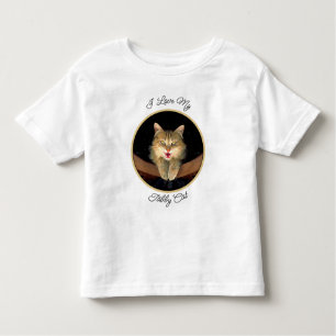 Mad Cat Painting - Cute Original Cat Art Toddler T Toddler T-Shirt