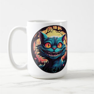 Mad Cheshire Cat Alice in Wonderland Coffee Mug