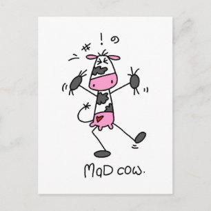 Mad Cow Tshirts and Gifts Postcard