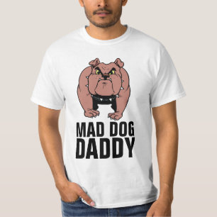 MAD DOG BULLDOG DADDY (DAD) MENS T-SHIRTS