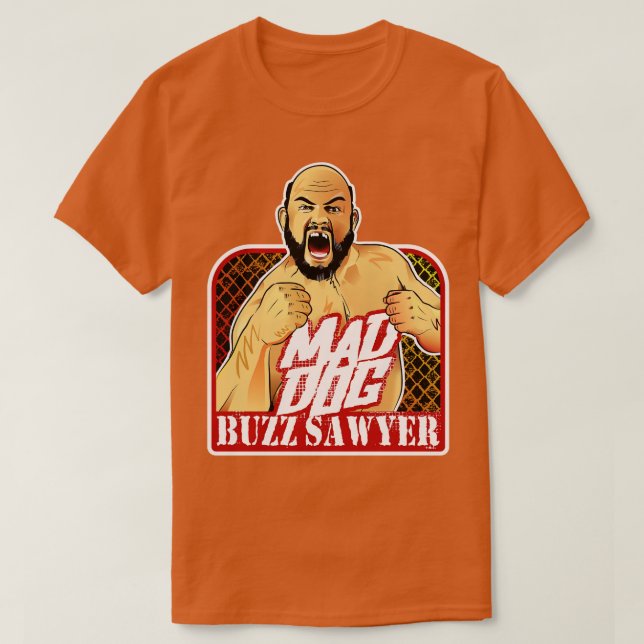 Mad Dog Buzz Sawyer TShirt (Design Front)