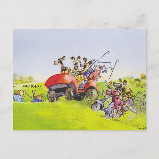 Mad Dogs Postcard (Front)