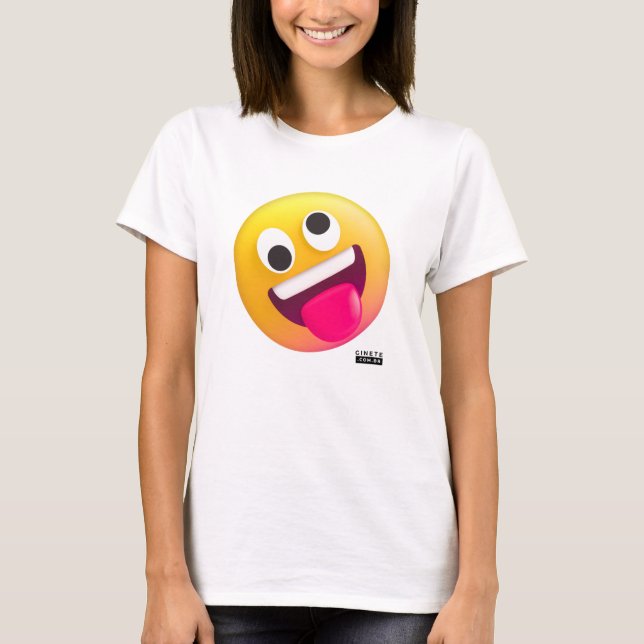 Mad emoji's basic female t-shirt (Front)
