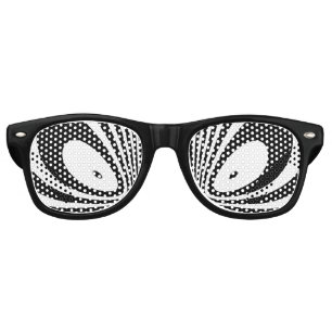 Mad Eyes Cartoon Retro Sunglasses