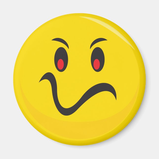 mad face magnet (Front)