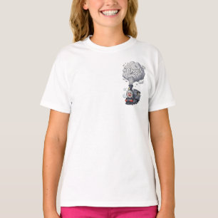 Mad Grumpy Steam Engine Choo Choo Kids T-Shirt