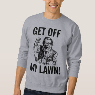 MAD GUY GET OFF MY LAWN! FUNNY MENS T-SHIRTS