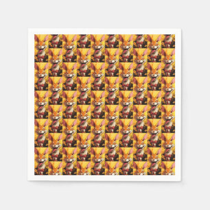 Mad Hare Bowtie Breakdown Napkin