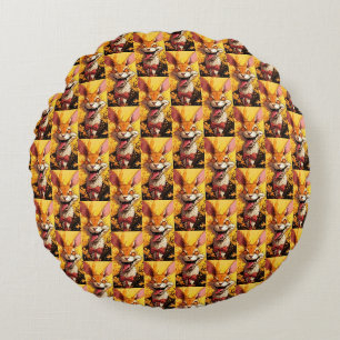 Mad Hare Bowtie Breakdown Round Cushion