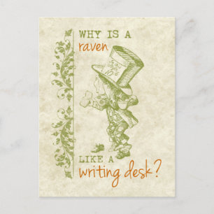 Mad Hatter, Alice in Wonderland Postcard