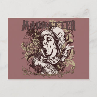 Mad Hatter Carnivale Style Postcard