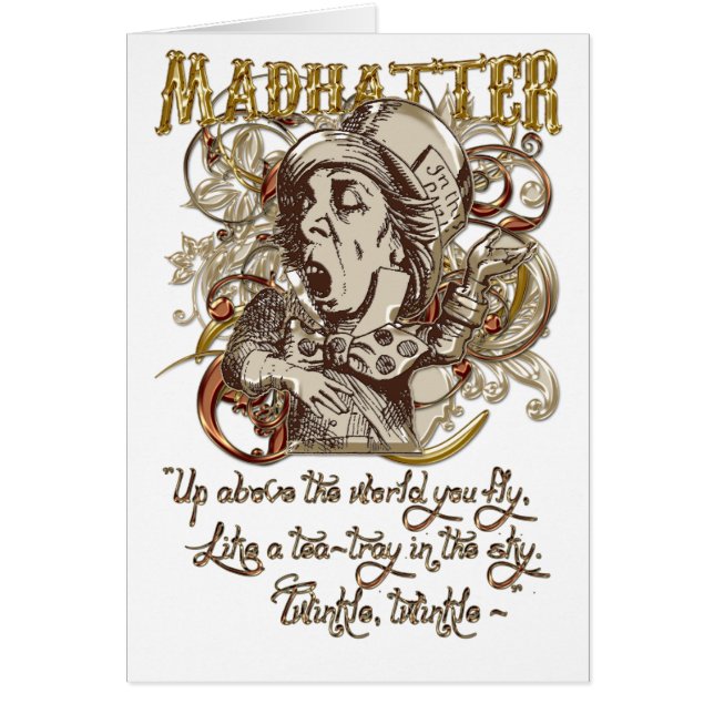 Mad Hatter Carnivale Style (with poem) (Front)