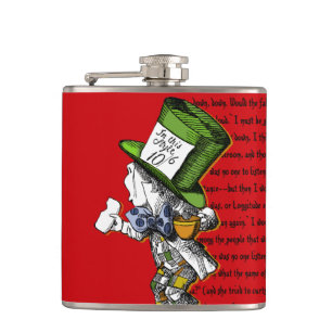 Mad Hatter Flask