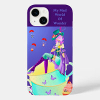 Mad Hatter in Tea Cup wonderland art