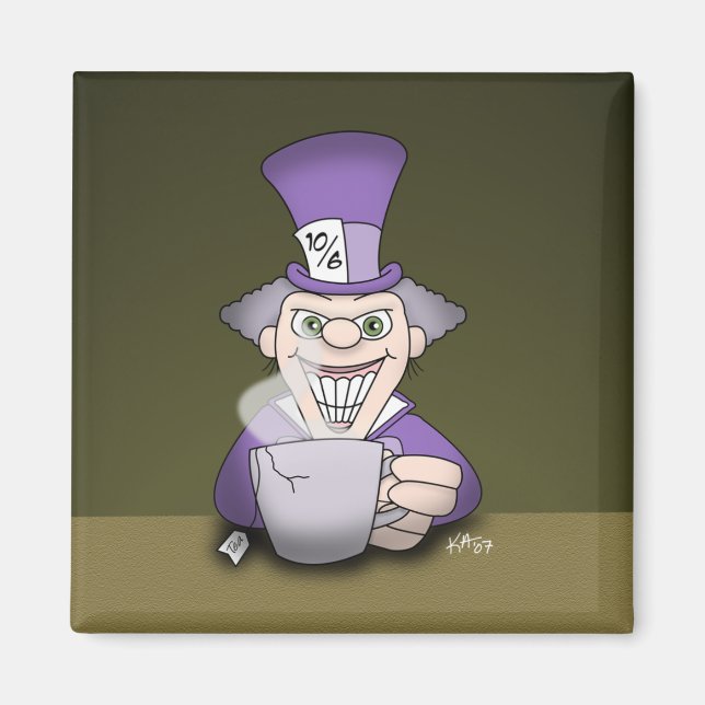 Mad Hatter Magnet (Front)
