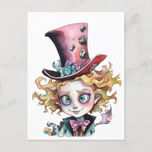 Mad Hatter Postcard