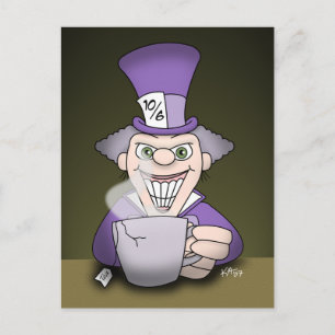 Mad Hatter Postcard