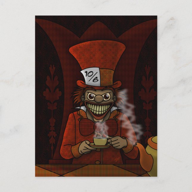 Mad Hatter Postcard (Front)