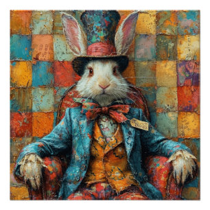 Mad Hatter: Quirky Wonderland Wonders Poster