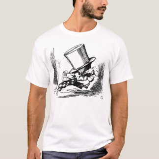 Mad Hatter Running from Alice in Wonderland T-Shirt