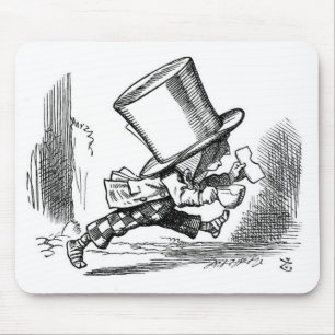 Mad Hatter Running Mouse Pad