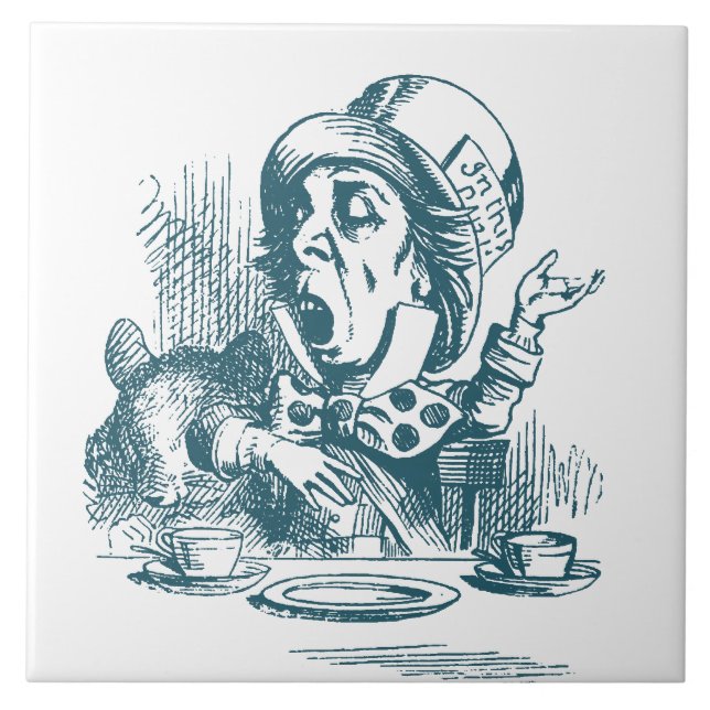 Mad Hatter Tea Party Tile (Front)