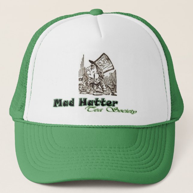 Mad Hatter Tea Society Trucker Hat (Front)