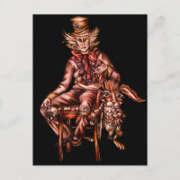 Mad Hatter with March Hare Drawing