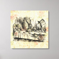 Mad Hatters Tea Party Alice in Wonderland Art