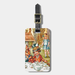 Mad Hatter's Tea Party  - Alice in Wonderland Luggage Tag