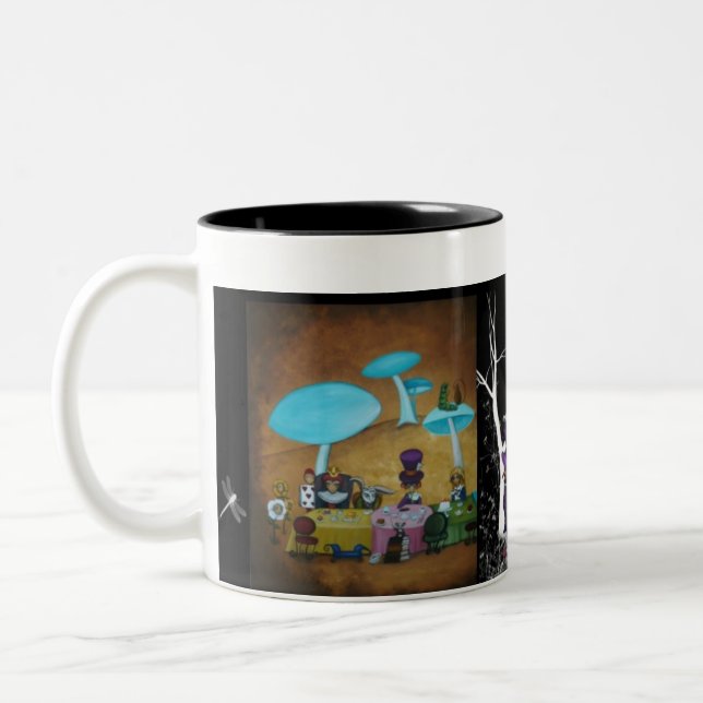Mad Hatter's Tea Party - Alice in Wonderland Mug (Left)