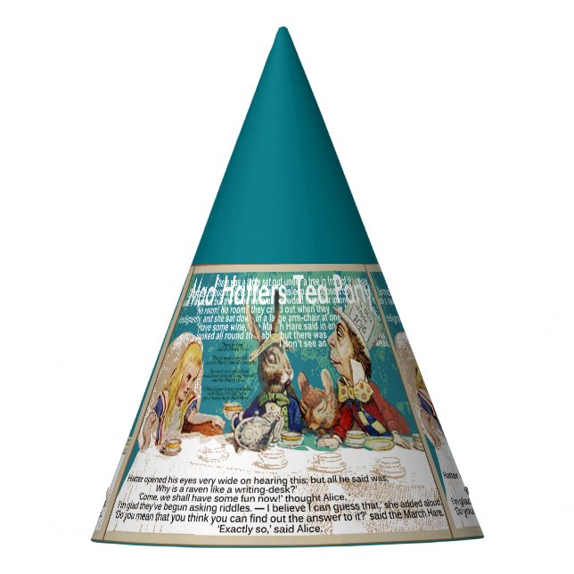 Mad Hatter's Tea Party Party Hat (Front)