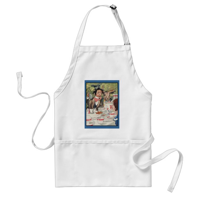 Mad Hatters Tea Party Standard Apron (Front)