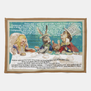 Mad Hatter's tea party Towel