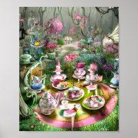 Mad Hatters Tea Party Triptych