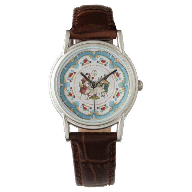 Mad Hatters Tea Party Women's Watch (Front)