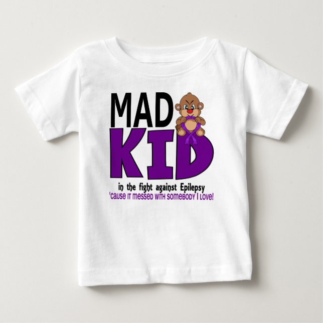 Mad Kid Epilepsy Baby T-Shirt (Front)