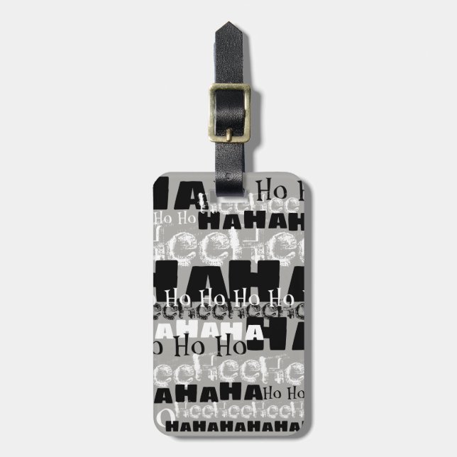 Mad Laughter Luggage Tag (Front Vertical)