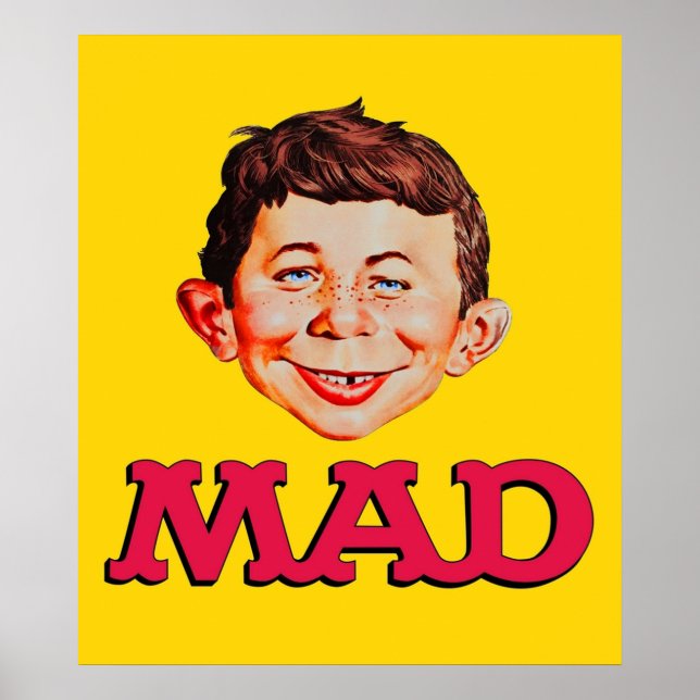 Mad Magazine  Sticker Mask Poster (Front)