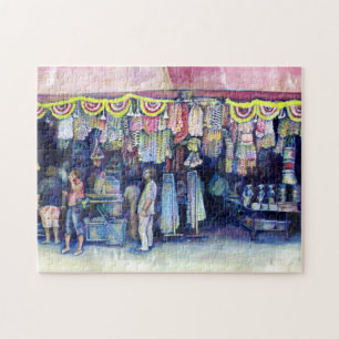 Mad Man on Market and Main, Singapore Jigsaw Puzzle