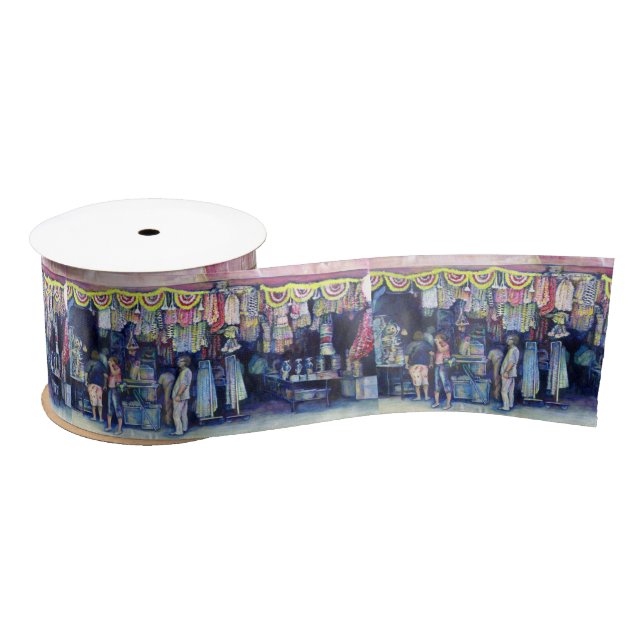 Mad Man on Market and Main, Singapore Satin Ribbon (Spool)