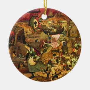 Mad Meg By Hieronymus Bosch Ceramic Tree Decoration