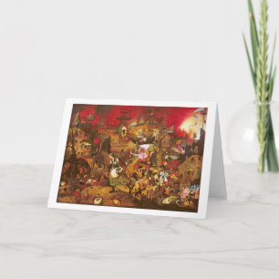 Mad Meg (Dull Gret), Pieter Bruegel Card