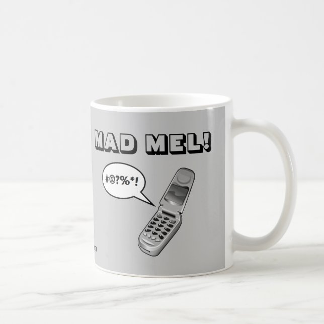 MAD MEL! - Mel Gibson Coffee Mug (Right)